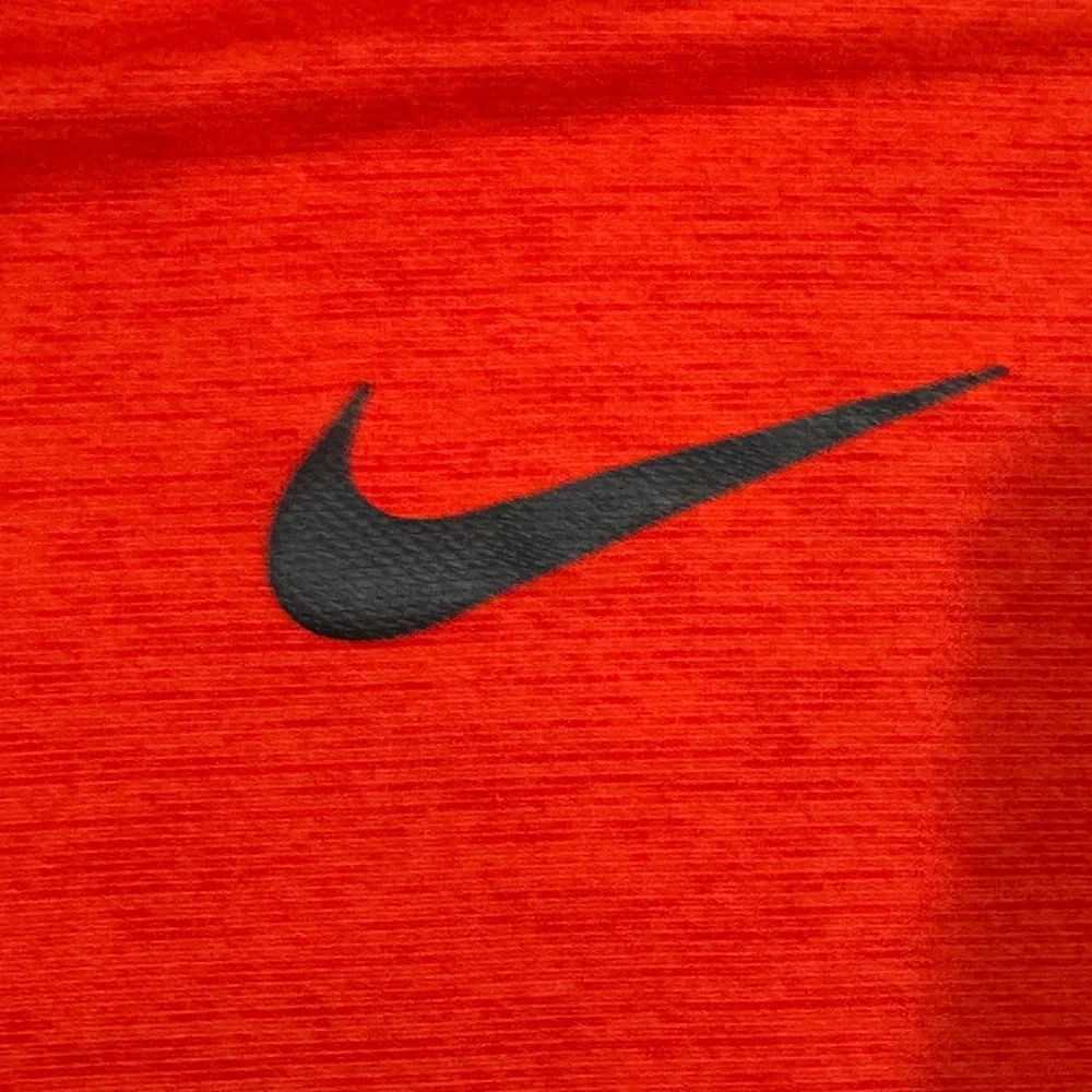 Nike Dri Fit Men's Red/Orange‎ Short Sleeve Athletic T Shirt Size Large L